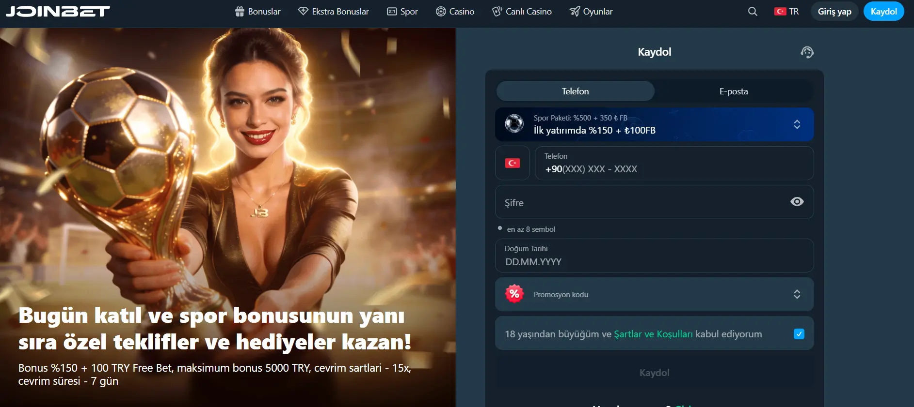 JoinBet Casino – Aplicación móvil y experiencia de juego image 2