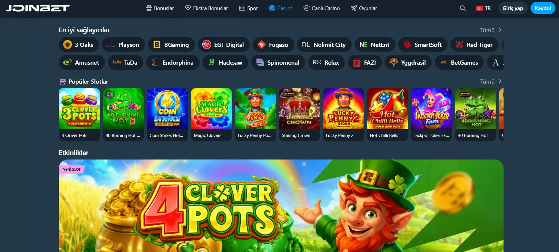 JoinBet Casino – Aplicación móvil y experiencia de juego image 3